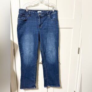 Maurices mjeans Mid Rise Slim Boot Classic Blue Women's Jeans Size 18W